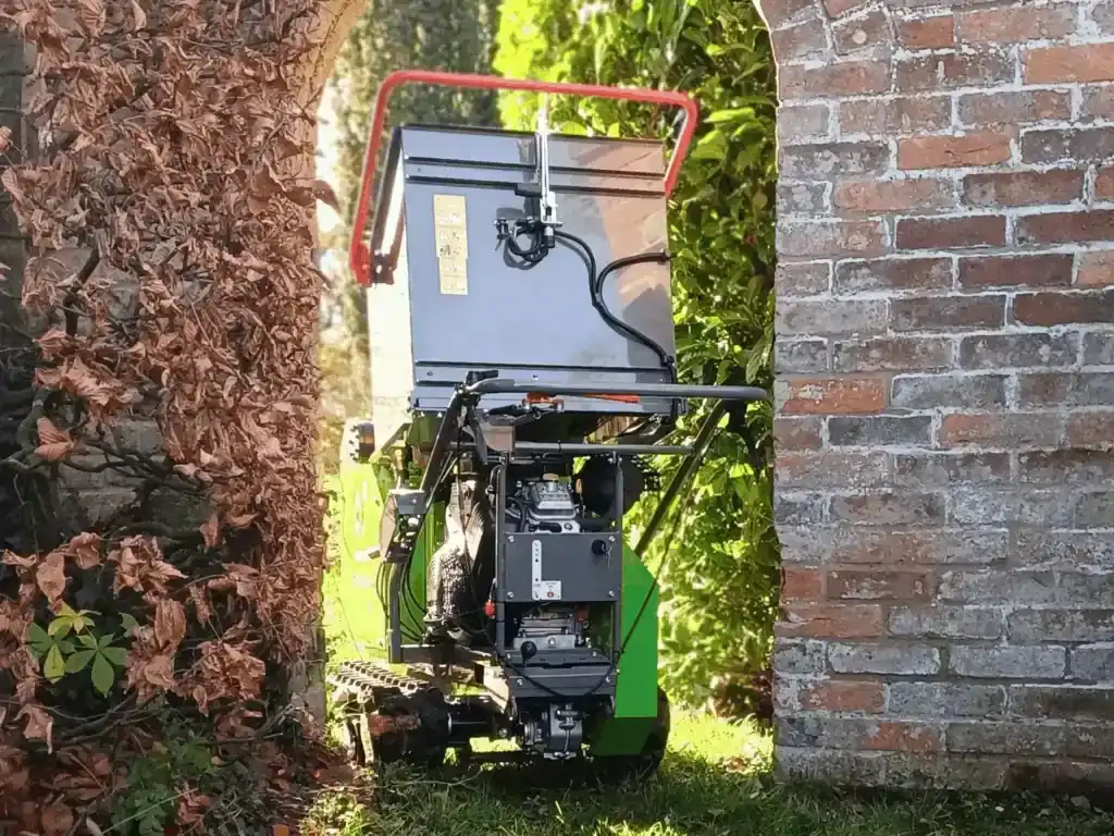 Aprítógép szűk helyen